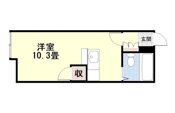 ゴールデンハイツA（107） 間取り図画像
