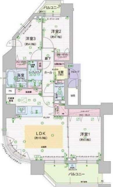  間取り図写真