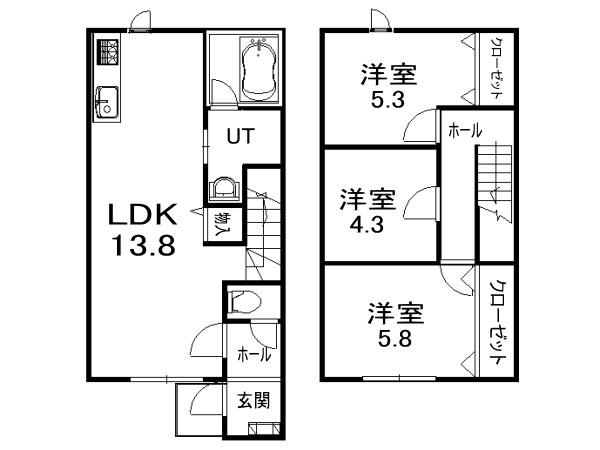  間取り図写真