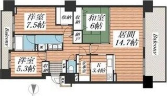  間取り図写真
