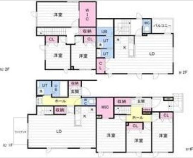 Ｌｅａｆｙ　Ｆｏｒｅｔ　Ｂ棟（B-2） 間取り図画像