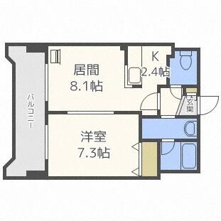 デュ　アンジュ北円山（302） 間取り図画像