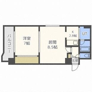 デュ　アンジュ北円山（706） 間取り図画像