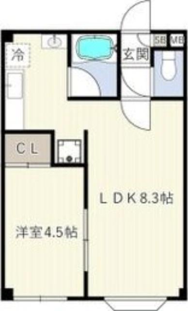 ＩＮＯＶＥ札幌南４条（307） 間取り図画像