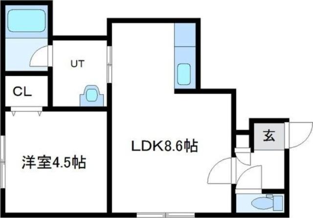 セントニア９１９Ａ（101） 間取り図画像