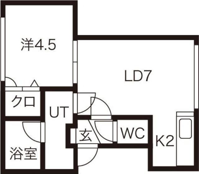 ノースウィル825（203） 間取り図画像