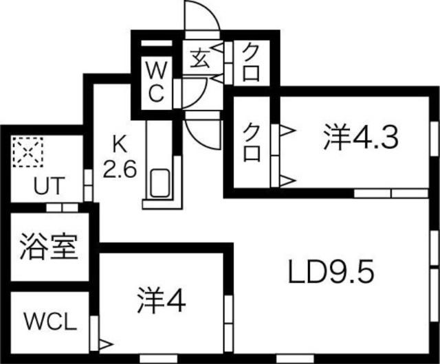 ｅｍｍａ(エマ)（205） 間取り図画像