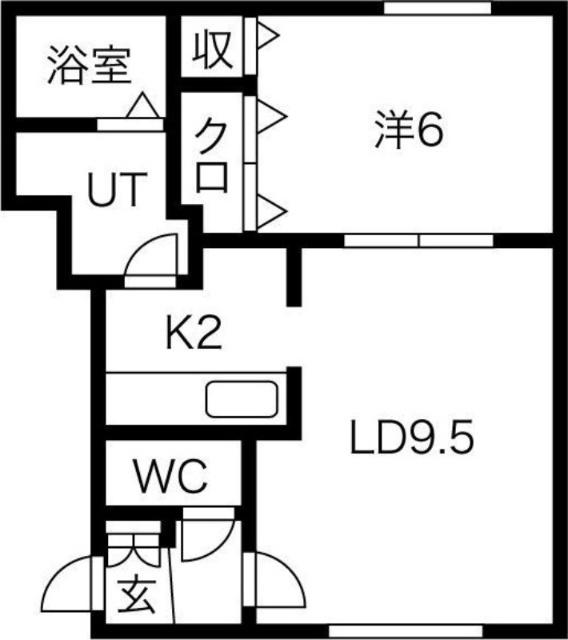 グランメールマルミチ（302） 間取り図画像