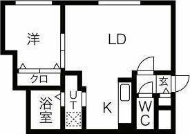 ＰＡＴＨＯＳ　ＭＡＲＵＹＡＭＡ（101） 間取り図画像