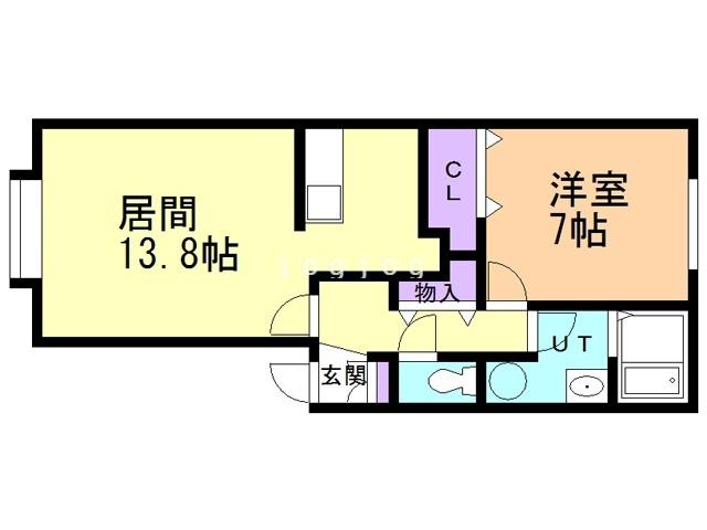 ヴァンベール中島（202） 間取り図画像