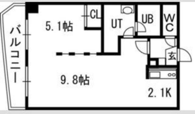 グランカーサ永山公園通　ｅａｓｔ（905） 間取り図画像