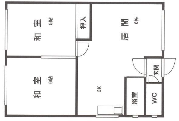 みゆき町1丁目18-6（1F-L） 間取り図画像