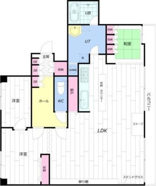 シーアイマンション円山Ｅ棟（1414） 間取り図画像