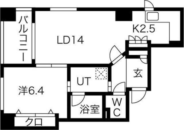 ゼファー札幌ステーション（904） 間取り図画像