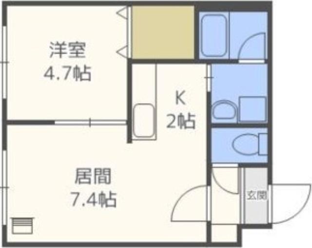 ブランノワール琴似ＳＴ（308） 間取り図画像