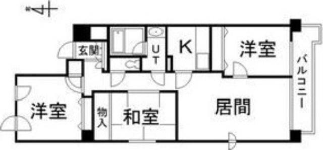 ＴＨＥ　ＲＥＳＩＤＥＮＣＥ　ＰＡＲＫ　ＯＤＯＲＩＫＯＥＮ（505） 間取り図画像