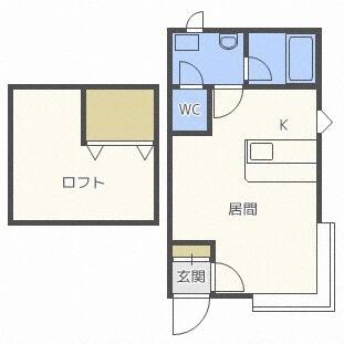 ｏｈｅｙａｄｏ南円山１ｓｔ（A203） 間取り図画像