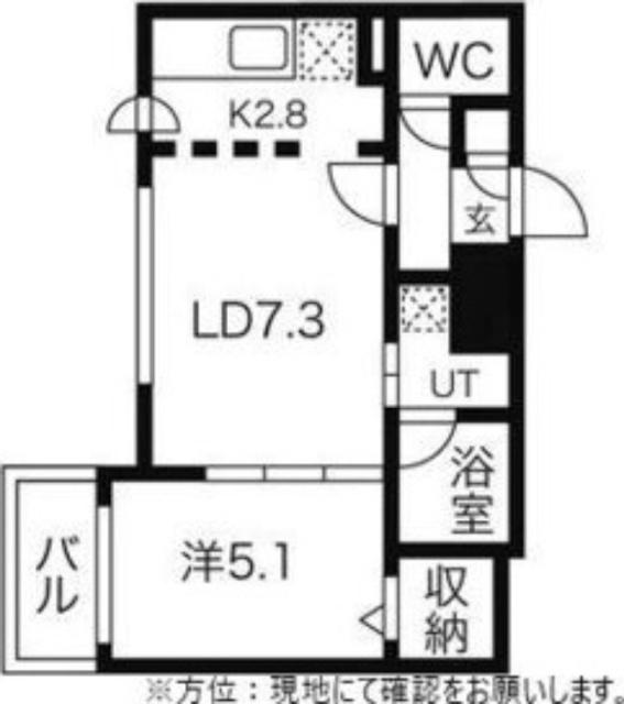 フォレストヒルズB（202） 間取り図画像