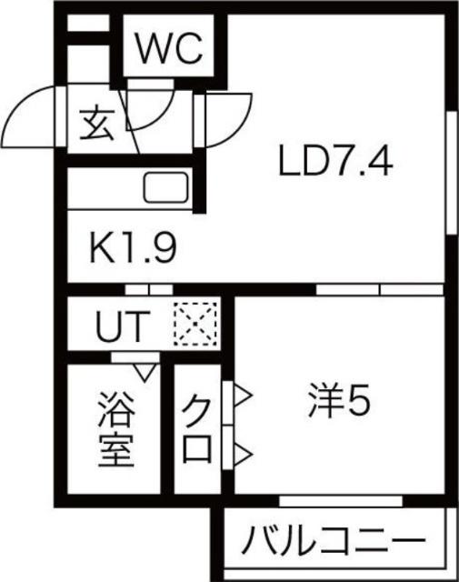 Ｚｕｃｃａ(ズッカ)（205） 間取り図画像