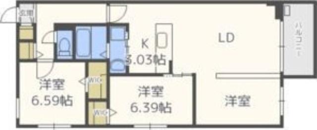Ｋ−ＳＥＬＥＣＴＩＯＮ.ＳＴＥＬＬＡ（502） 間取り図画像