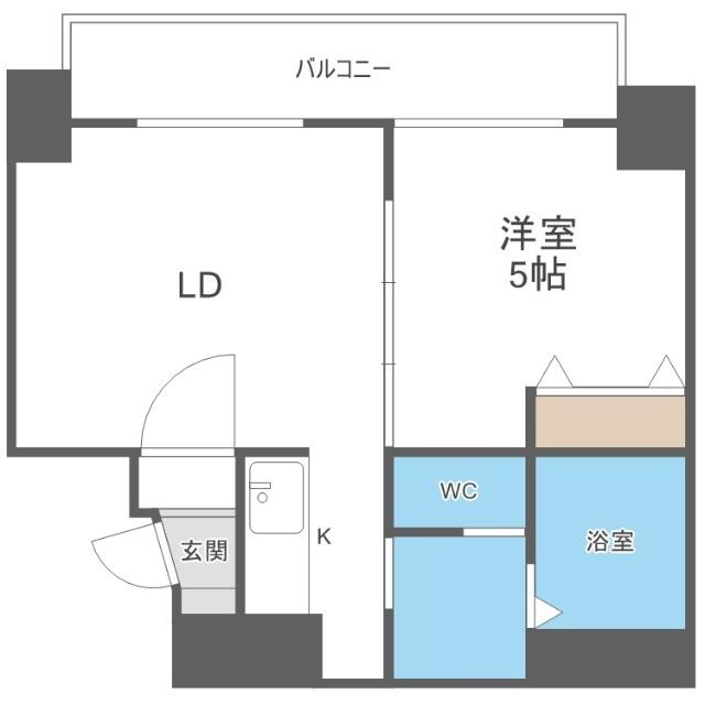 アストリア大通（601） 間取り図画像