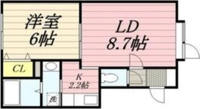発寒５条ＭＳ（102） 間取り図画像