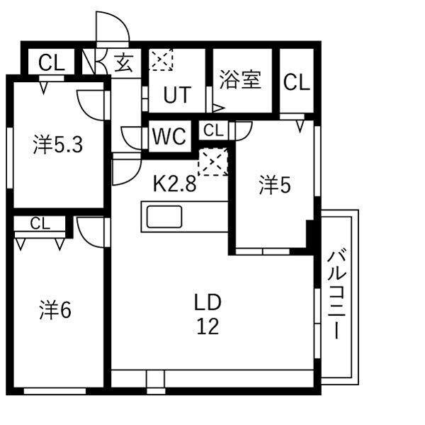 Ｊ−ＣＩＴＹ.ＳＴＥＬＬＡ（305） 間取り図画像