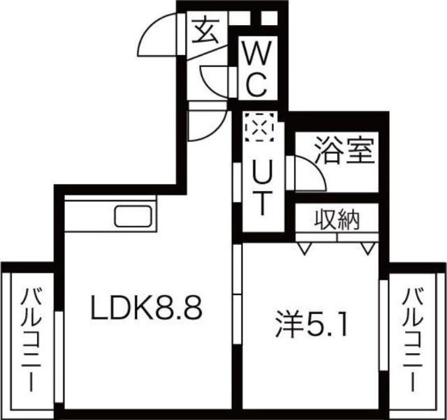 フォレスト神宮前（202） 間取り図画像