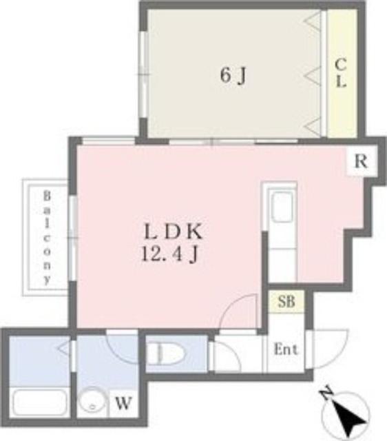 クラリス琴似（202） 間取り図画像