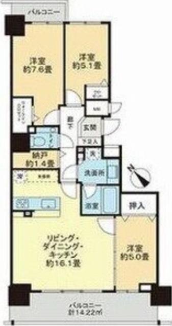 ブランズ琴似（1206） 間取り図画像