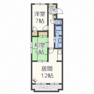 総業八軒ハイム（208） 間取り図画像