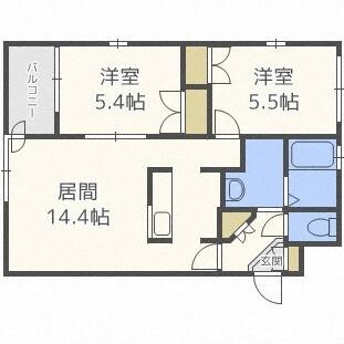 フォレスト宮の澤（101） 間取り図画像