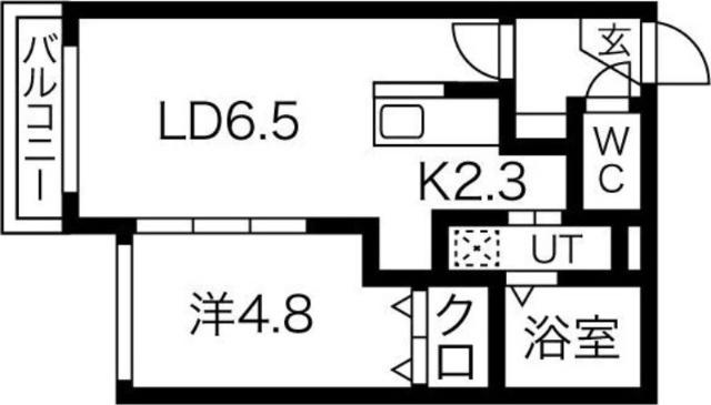 エルプレシア南２２条（402） 間取り図画像