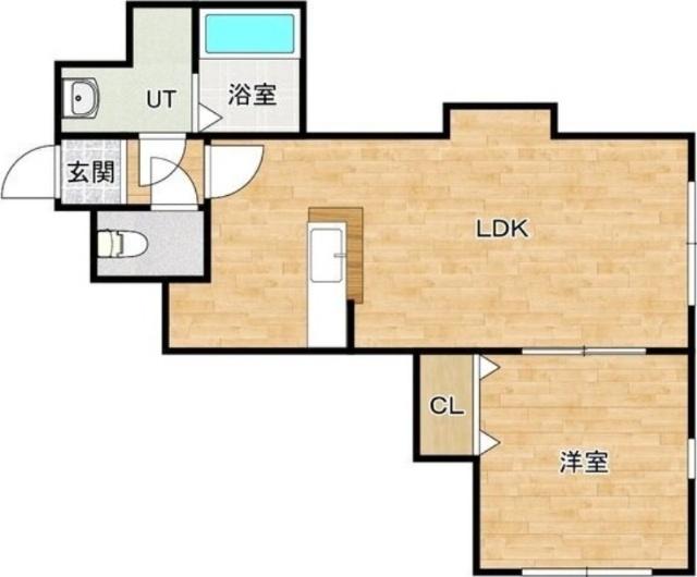 ウエストコースト大通（302） 間取り図画像