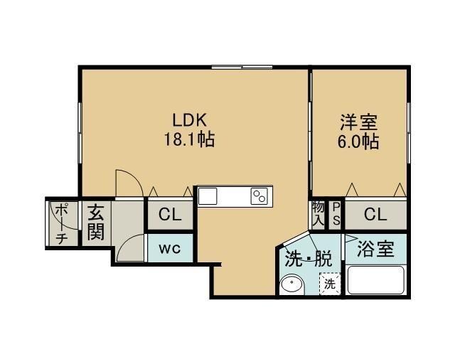 ハイツLuxury（101） 間取り図画像