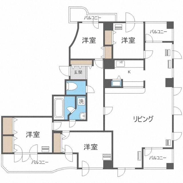 ビッグパレス西線ＷＥＳＴ（1102） 間取り図画像