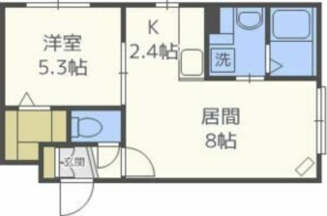 グランメールＦＰＣ北１７条（405） 間取り図画像