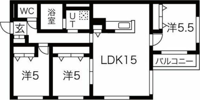 Ｒｕａｎ福住（402） 間取り図画像