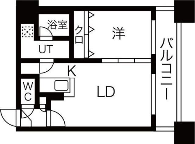 札幌市中央区北一条西マンション 間取り図画像