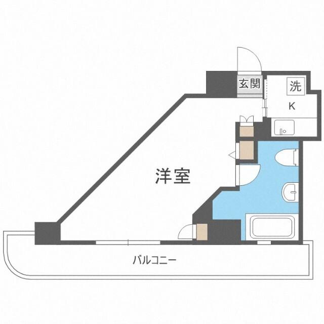 ＡＭＳＴＯＷＥＲ南６条（1205） 間取り図画像