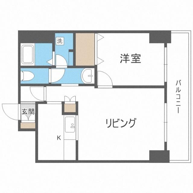 グレースガーデン大通（806） 間取り図画像