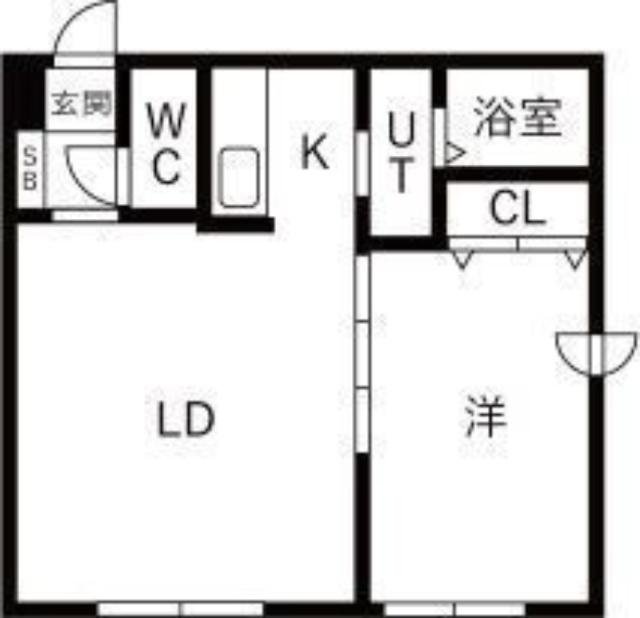 ＨＡＲＵＳＡＫＵ行啓通　旧ほうしん山鼻（202） 間取り図画像