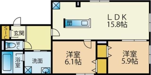 Ｌｕ　Ｐｉｏｎｉａ(ル　ピオニア)（301） 間取り図画像