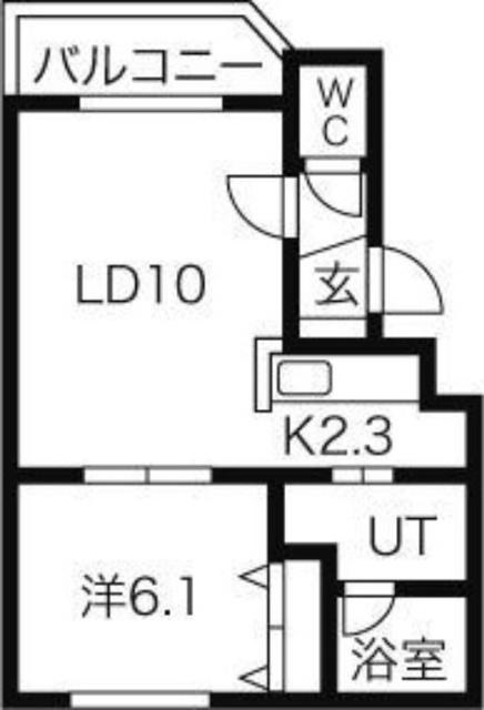 コパン栄通（202） 間取り図画像