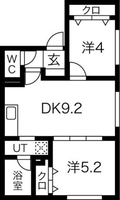ミラネーゼ大通東　南館（205） 間取り図画像