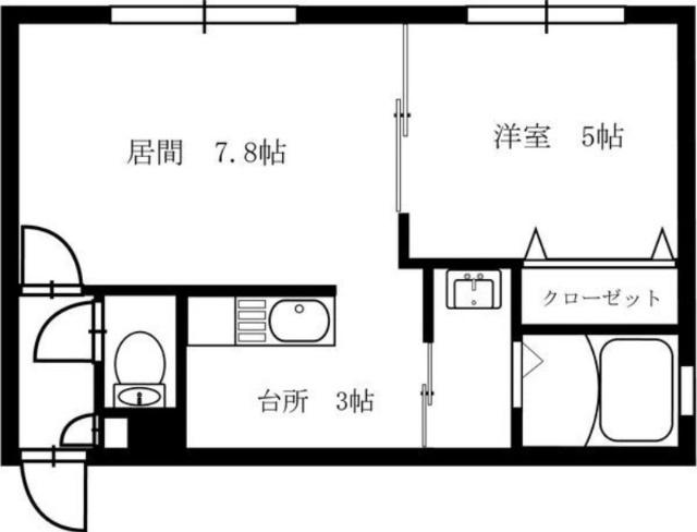エスパシオ八軒（103） 間取り図画像