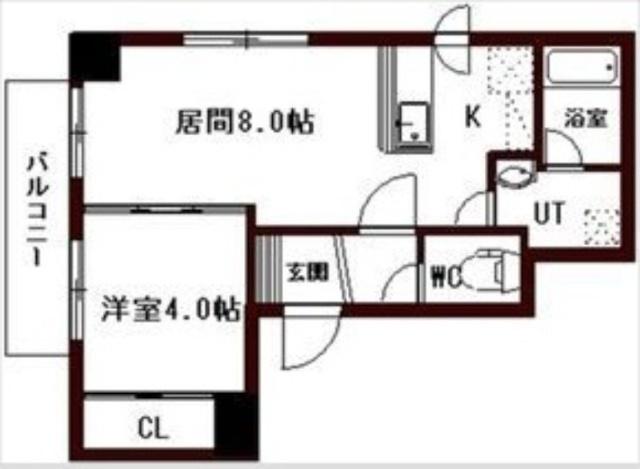 ノースファイン手稲（303） 間取り図画像