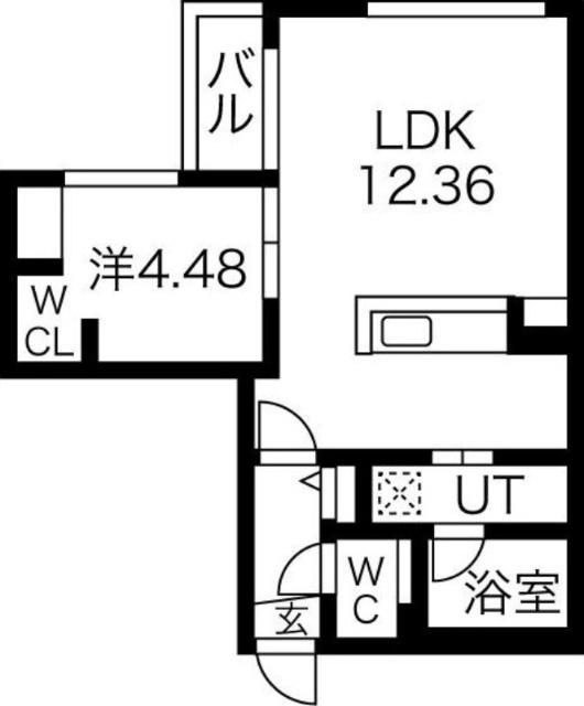 ラ・シュエットＮ６（405） 間取り図画像