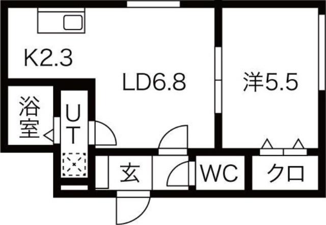 コージィプレイス２０６（402） 間取り図画像