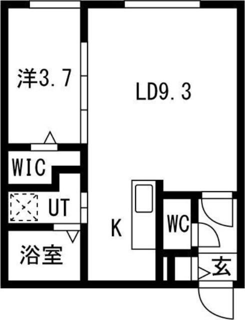 Ｖｉｃｔｏｉｒｅ麻生(ヴィクトワール麻生)（105） 間取り図画像